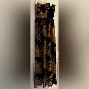 Anthropologie Erin by Erin Fetherston Velvet Maxi Dress Size 8